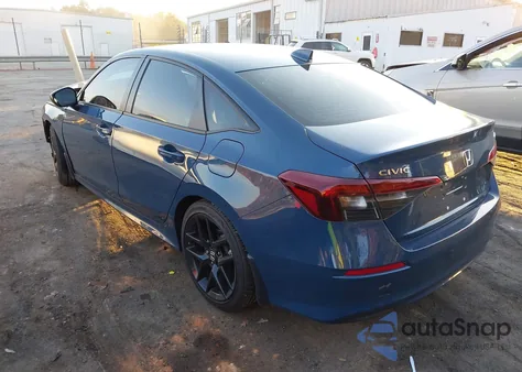 2025 Honda Civic Sport z USA, uszkodzony, nr VIN 2HGFE2F58SH591155